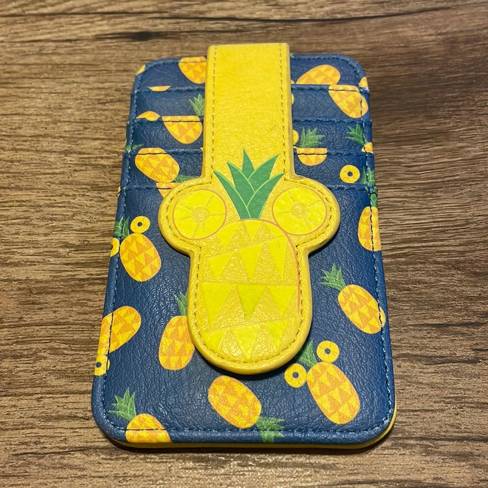 Disney Mickey Mouse pineapple credit card wallet